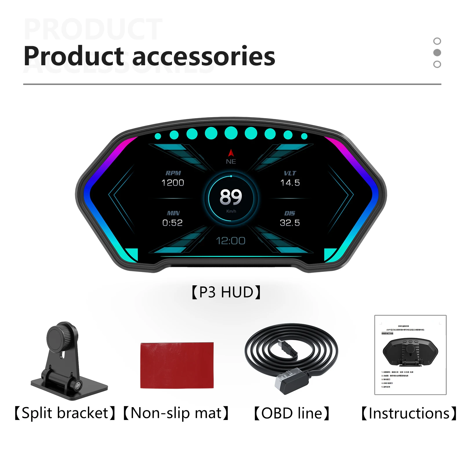 Smart Accessories - Pengukur Pintar Universal Baru Layar 6