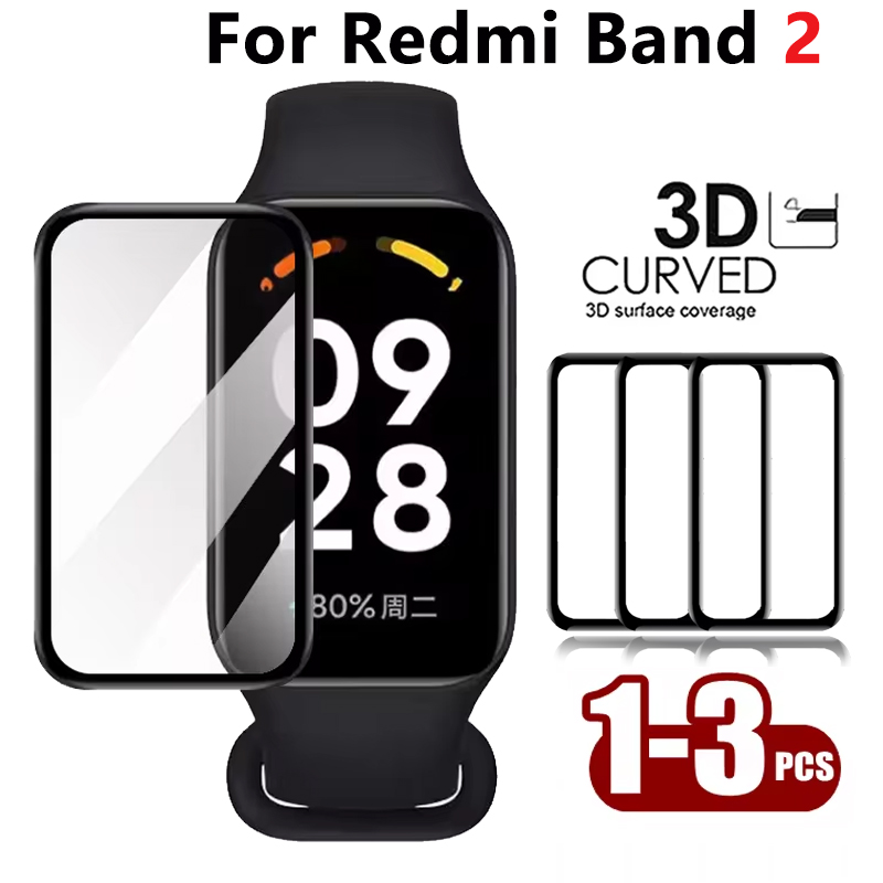 Smartwatch Band Accessories - 1-3buah Film komposit 3D untuk Redmi