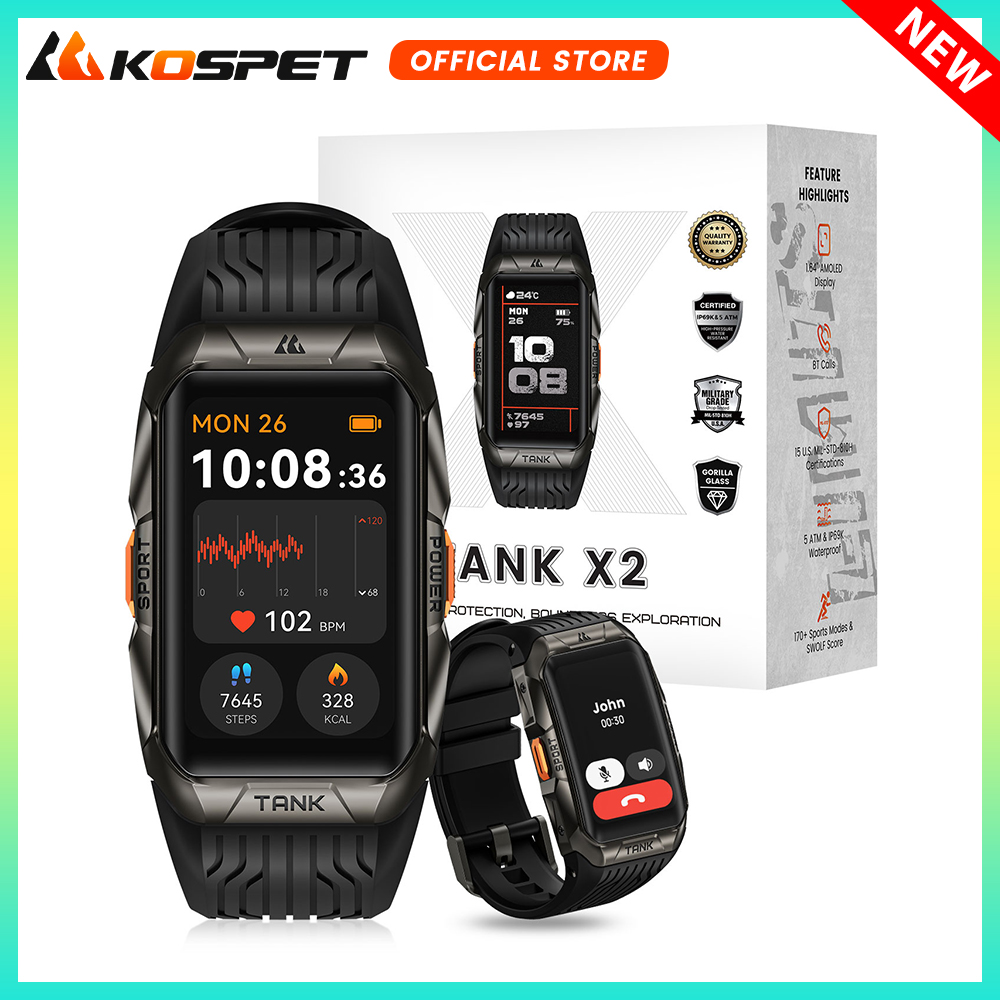 Smartwatch Face - KOSPET jam tangan pintar tangki X2