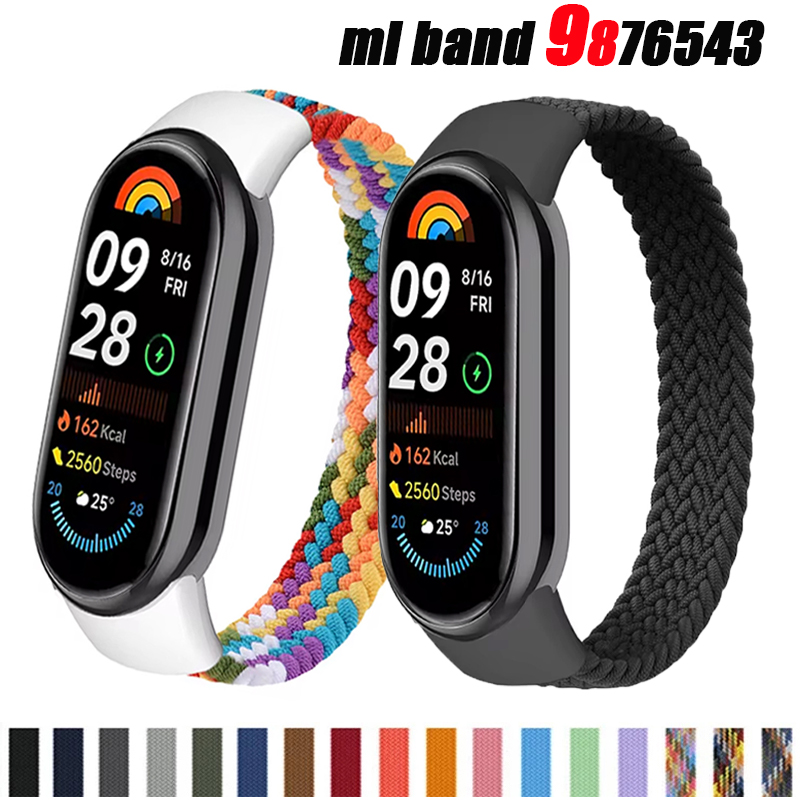 Solo Loop Strap - Tali untuk Mi Band 9/8/7/6/5/4/3 aksesoris
