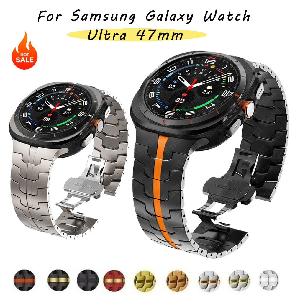 Samsung Smartwatch Ultra Accessories - Tali Titanium untuk Samsung Galaxy Watch