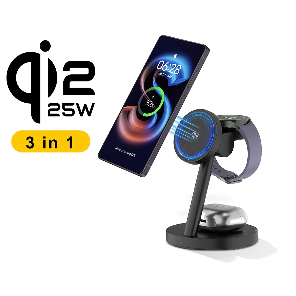 Stasiun Pengisian Daya Nirkabe - Wireless Charger Watch ulasan dan harga