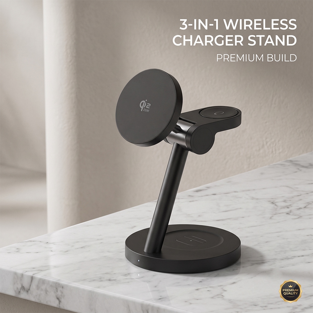 Stasiun Pengisian Daya Nirkabe - Wireless Charger Watch ulasan dan harga