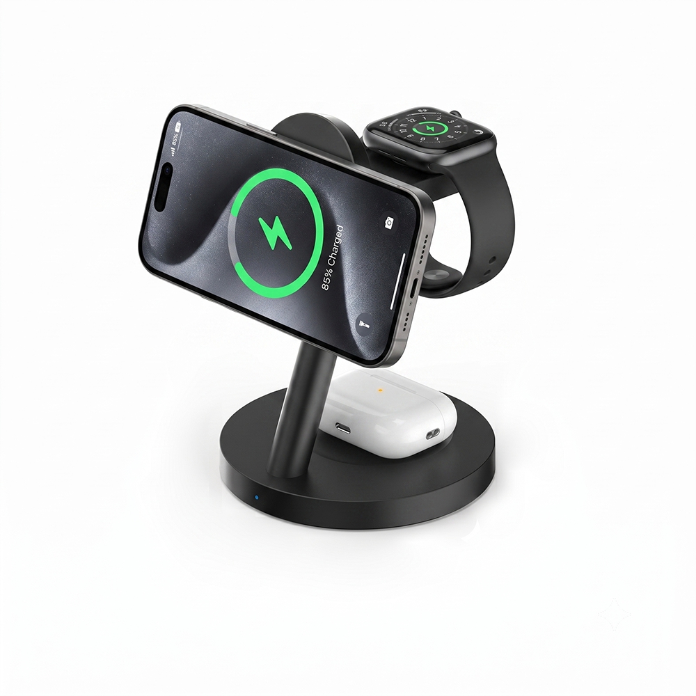 Stasiun Pengisian Daya Nirkabe - Wireless Charger Watch ulasan dan harga