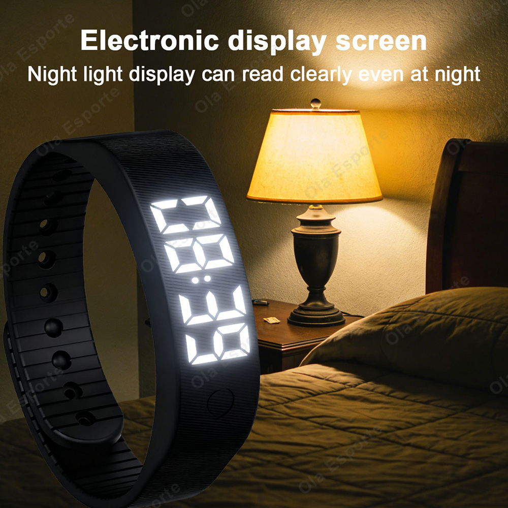 Gelang Pintar LED Digital Taha - Android Smartwatch Accessories ulasan dan harga