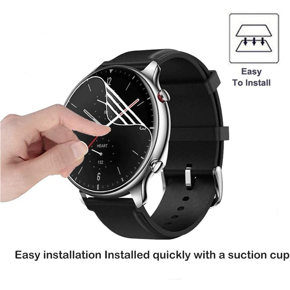 3/6 buah Film hidrogel transpa - Smartwatch Icon ulasan dan harga