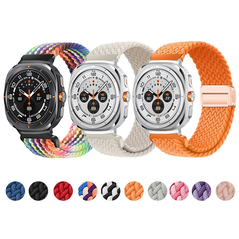 Tali Jam Tangan Nilon Kepang M - Samsung Smartwatch Ultra Accessories ulasan dan harga