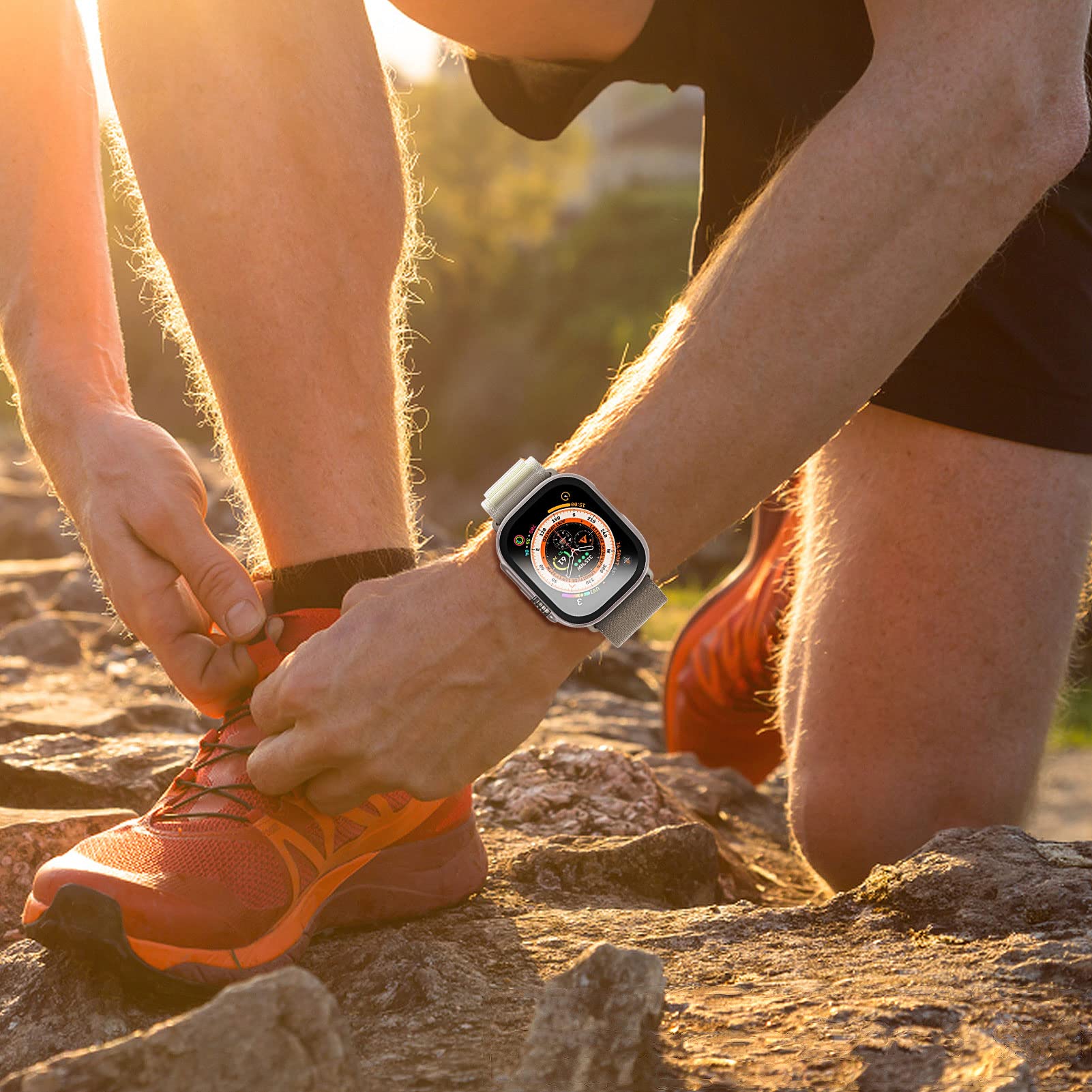 Kaca + Casing untuk Apple Watc - Smartwatch Band Accessories ulasan dan harga