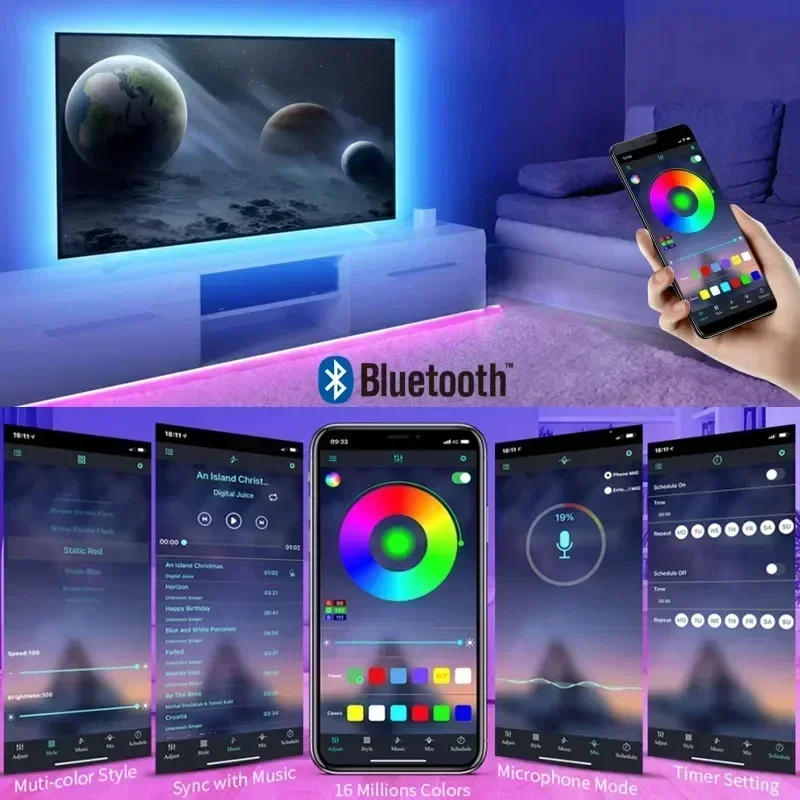 Lampu Strip LED RGB Pintar unt - Smart Accessories ulasan dan harga