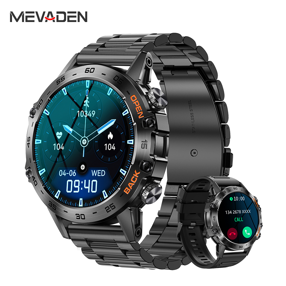 MEVADEN Steel 1.39 inci Jam Ta - Smartwatch Face ulasan dan harga