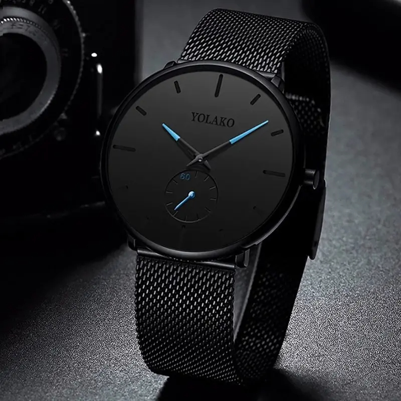 YOLAKO jam tangan kuarsa kasua - Stainless Mesh Band ulasan dan harga