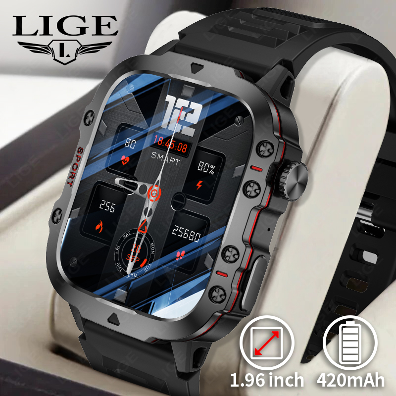 LIGE jam tangan pintar luar ru - Smartwatch Face ulasan dan harga