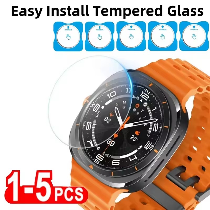1-5 Buah Kaca Tempered Premium - Samsung Smartwatch Ultra Accessories ulasan dan harga