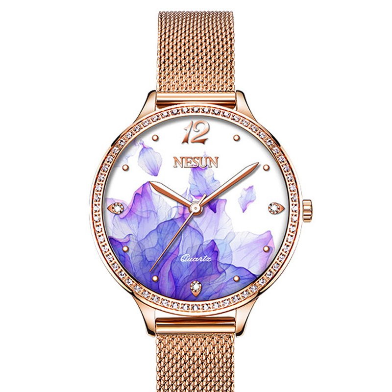 NESUN Jam Tangan Wanita Ultra  - Stainless Mesh Band ulasan dan harga
