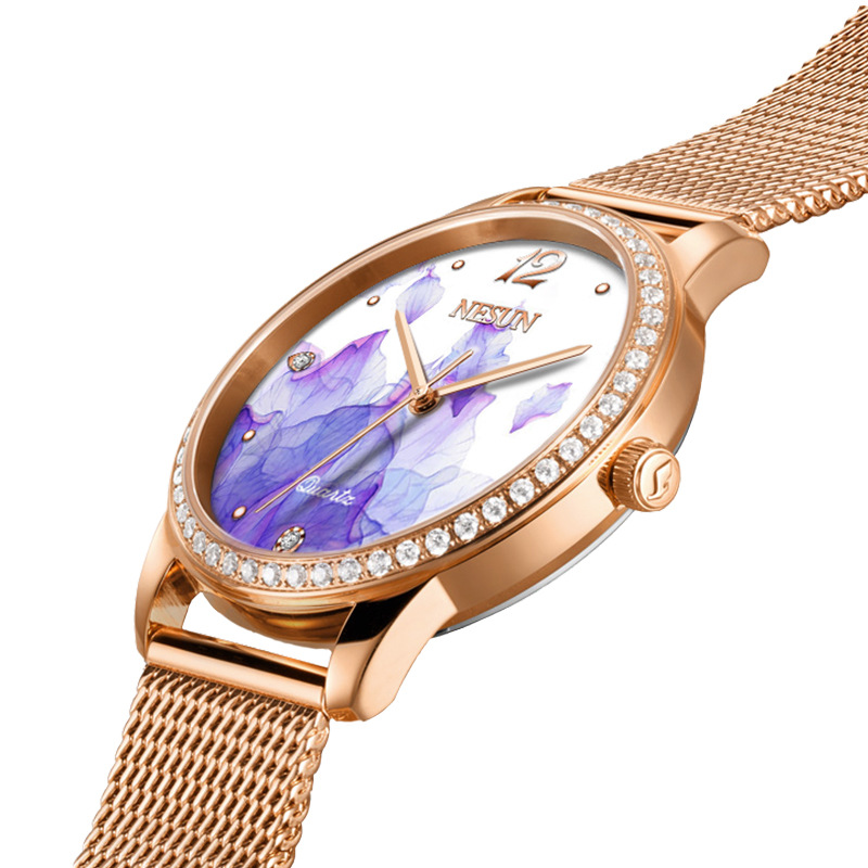 NESUN Jam Tangan Wanita Ultra  - Stainless Mesh Band ulasan dan harga