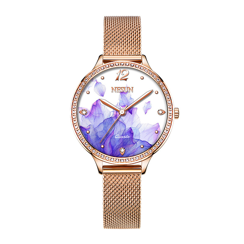 NESUN Jam Tangan Wanita Ultra  - Stainless Mesh Band ulasan dan harga