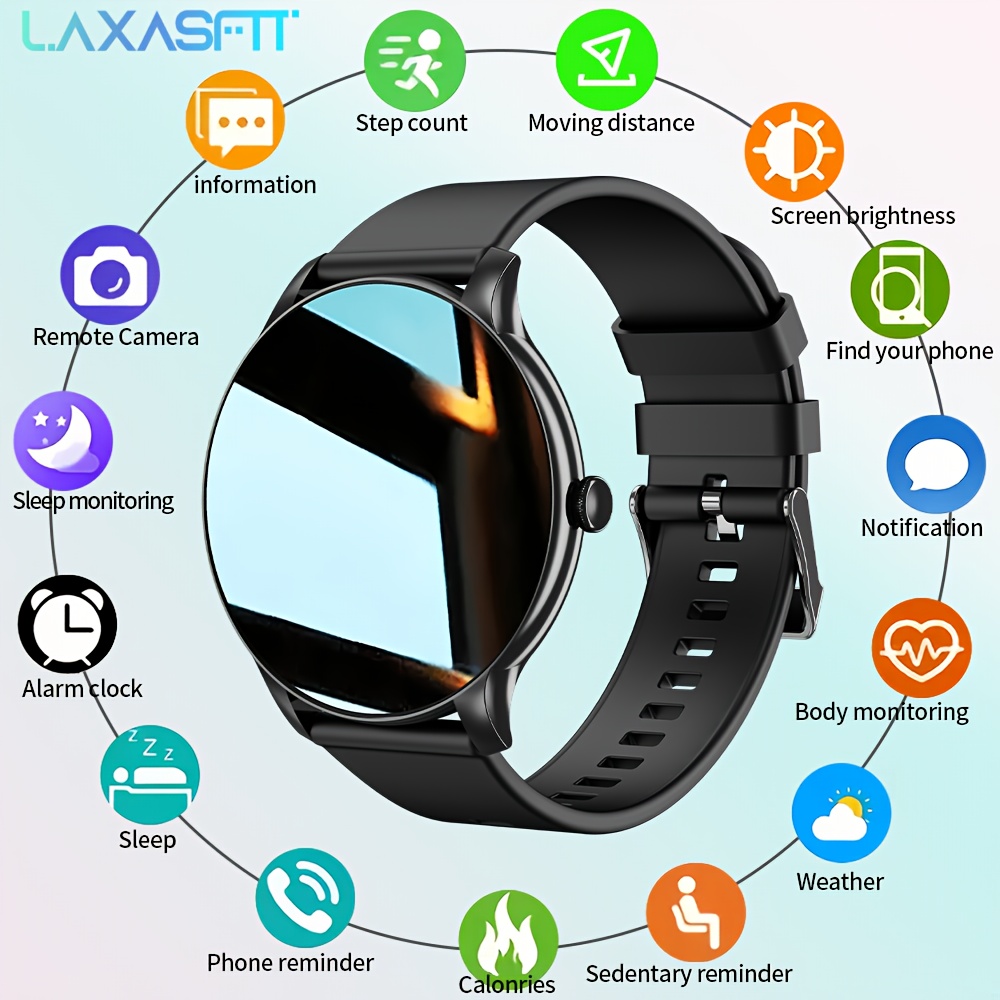 LAXASFIT Jam Tangan Pintar Out - Smartwatch Face ulasan dan harga