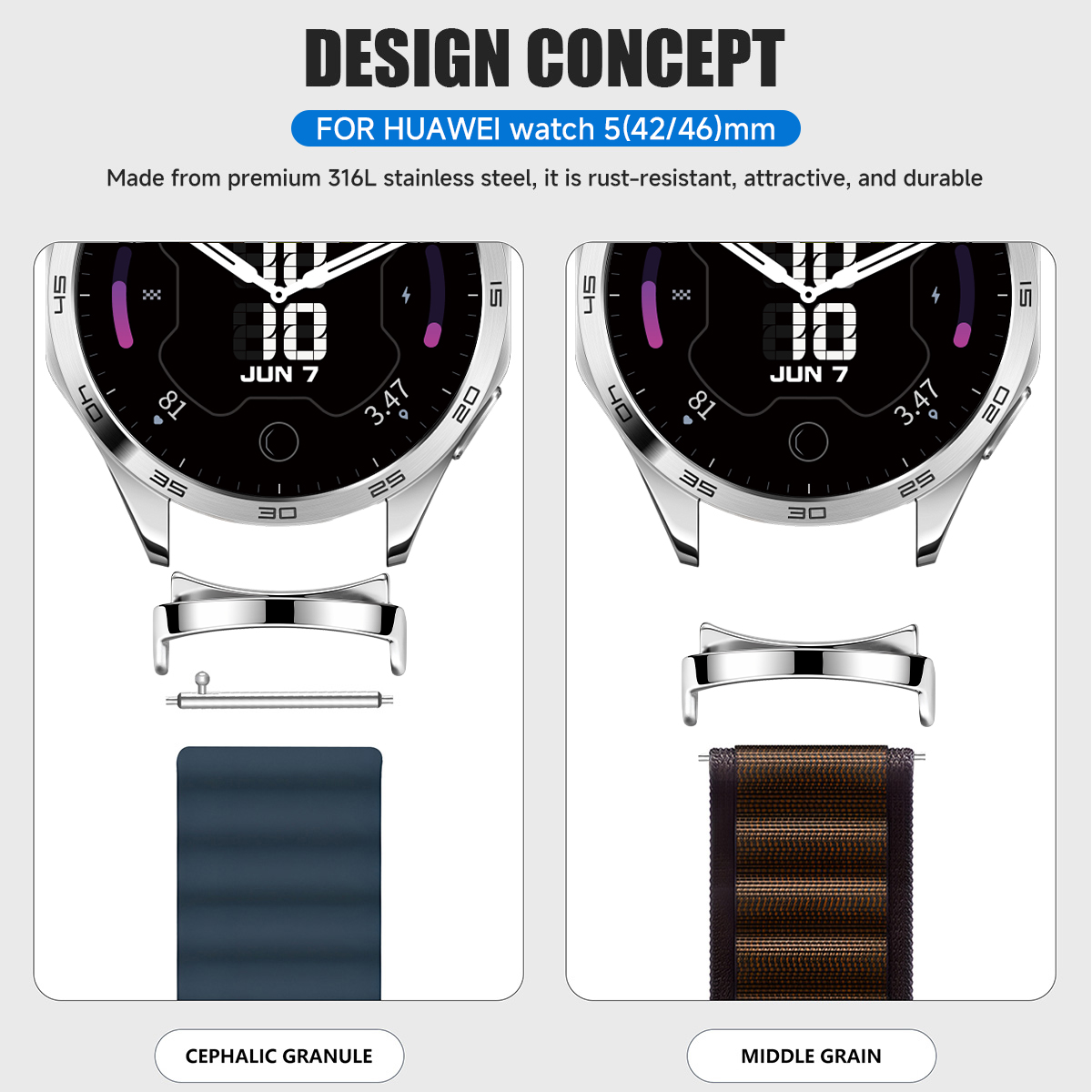 2 Buah Adaptor untuk Jam Tanga - Smartwatch Band Accessories ulasan dan harga
